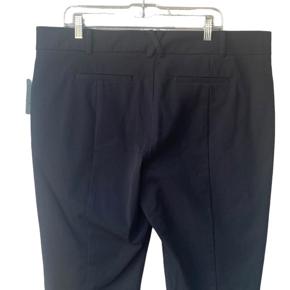 Anthropologie The Essential Slim Pant Size 18 NEW Black Office Stretch Ankl - Picture 8 of 12